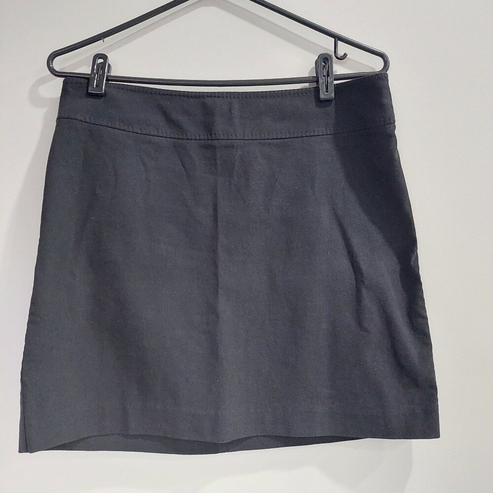 Mexx  Cotton Blend Black Skirt, Stretchy, Size 8/ I42